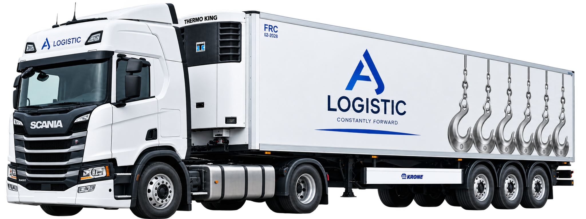 Naczepa chłodnia hakowa AJ Logistic